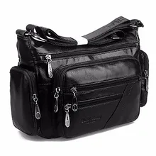 Women Vintage Shoulder Bag First Layer Cowhide Messenger Bags Shopping Casual Brand Famous Genuine Leather Single