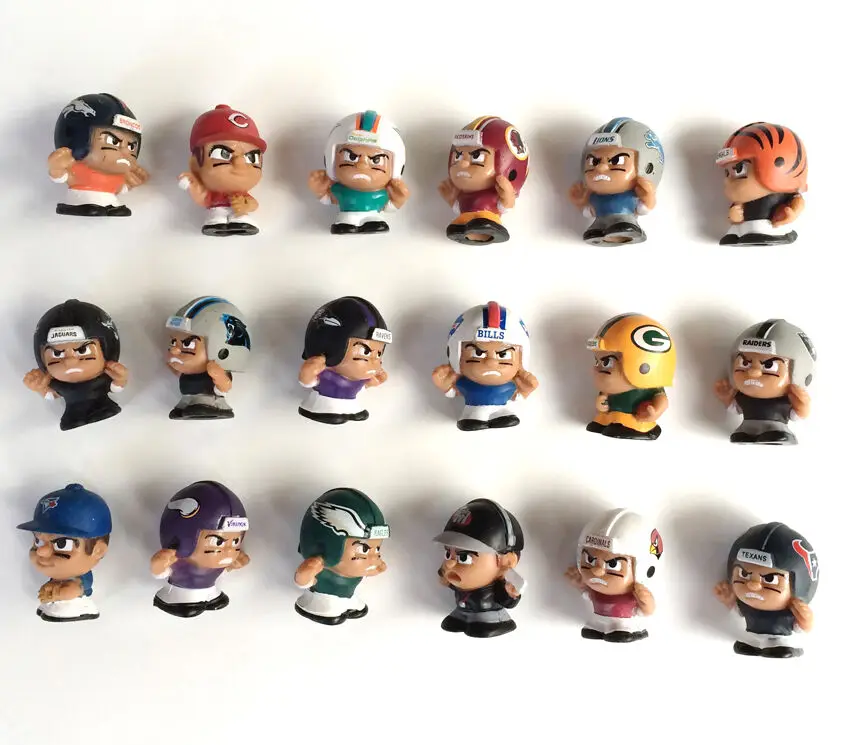 

10PCS Children toy Sam TEENYMATES Baseball Sports Star Figure dolls 2-2.5cm randomly send 90%new Some fade