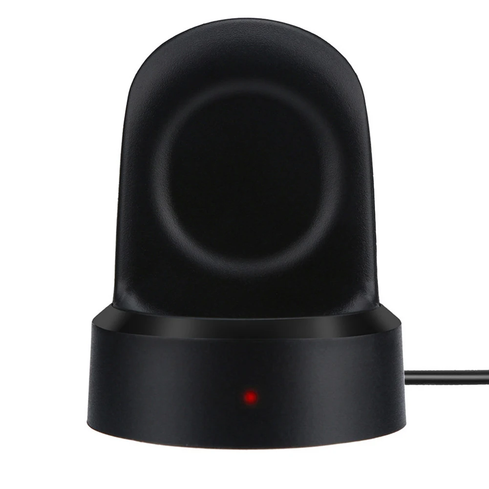 Беспроводной Charging Dock Зарядное устройство для samsung Galaxy смарт-часы SM-R800 R810 R815 - Цвет: Черный