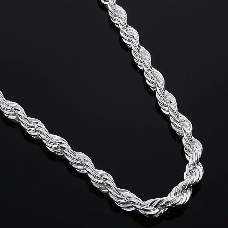 925 sterling silver chain necklace women men (7)