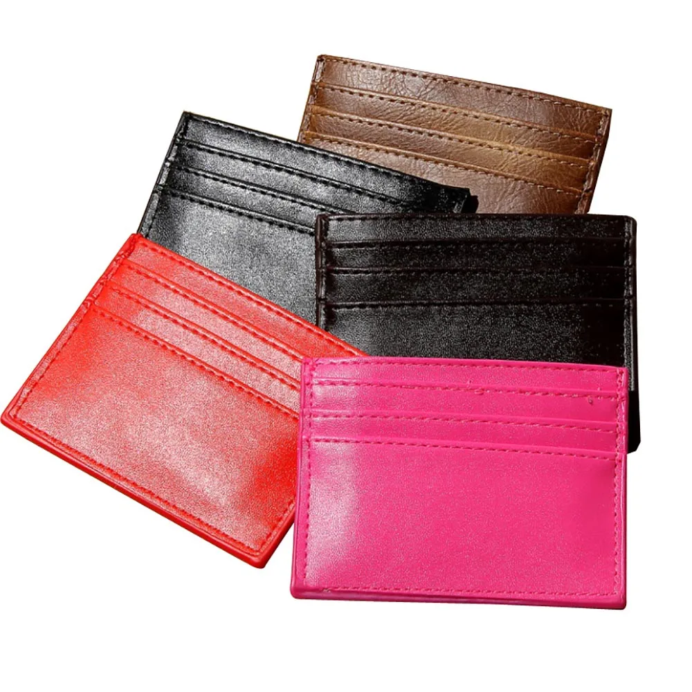 Fashion Women Bank Card Package Coin Bag ID Card Holder Business Card Wallet 2019 Unisex Wallet Organizer Thin Case Pocket New