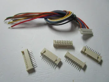 

100 set 1.25mm 10 Pin Male + Female Polarized Connector with 28AWG 5.9inch
