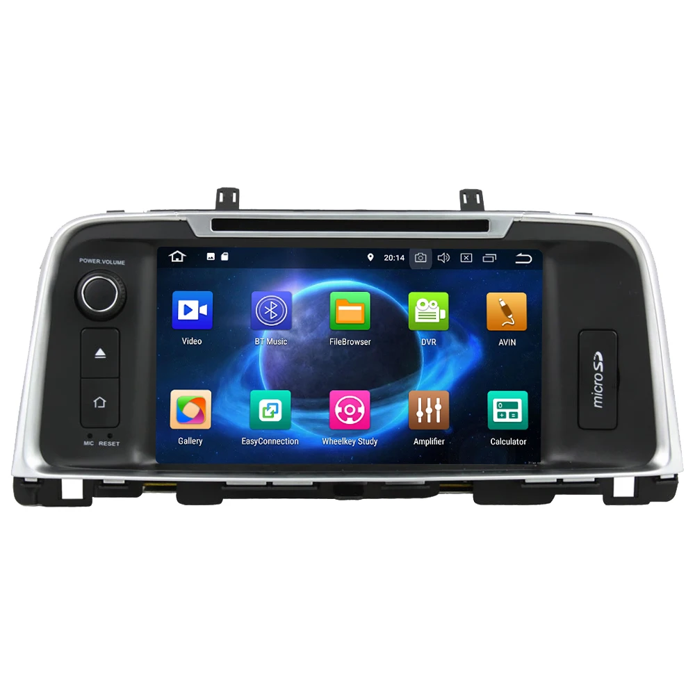 Sale KLYDE 8" Octa Core 4G WIFI Android 8.0 7.1 4GB RAM 32GB ROM Car DVD Multimedia Player Radio GPS For Kia K5 Optima 2015 2016 2017 1