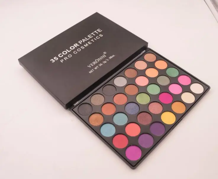 

VERONNI Eyeshadow 35 Color Eyeshadow Palette No Makeup Set Cosmetics