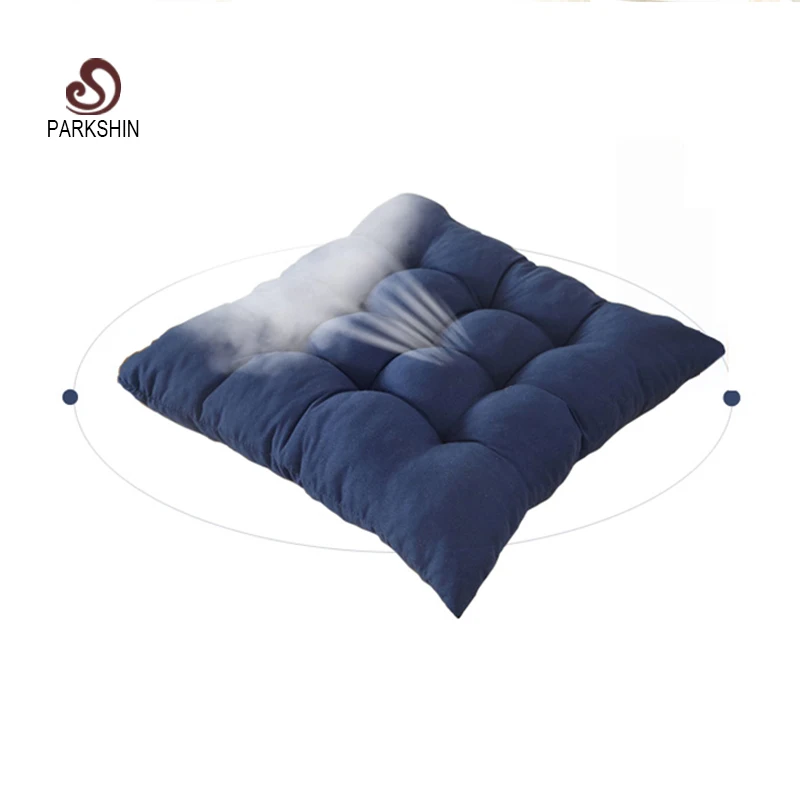 

Parkshin Seat Cushion Office Chair Back Cushion Solid Color 40x40cm Square Pillow For Sofa Bed Chair Home Decor Adult Cushin
