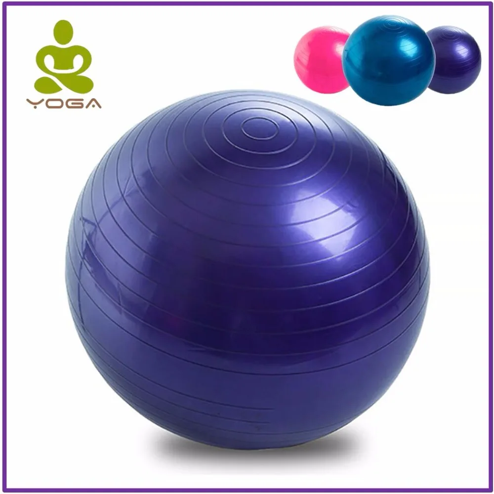 55cm High Quality Yoga Balls Bola Pilates Sports Fitness Gym Balance