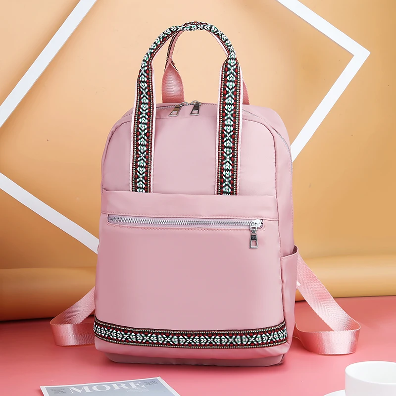 Женский модный рюкзак из искусственной кожи, одноцветная школьная сумка в духе колледжа, сумка на плечо