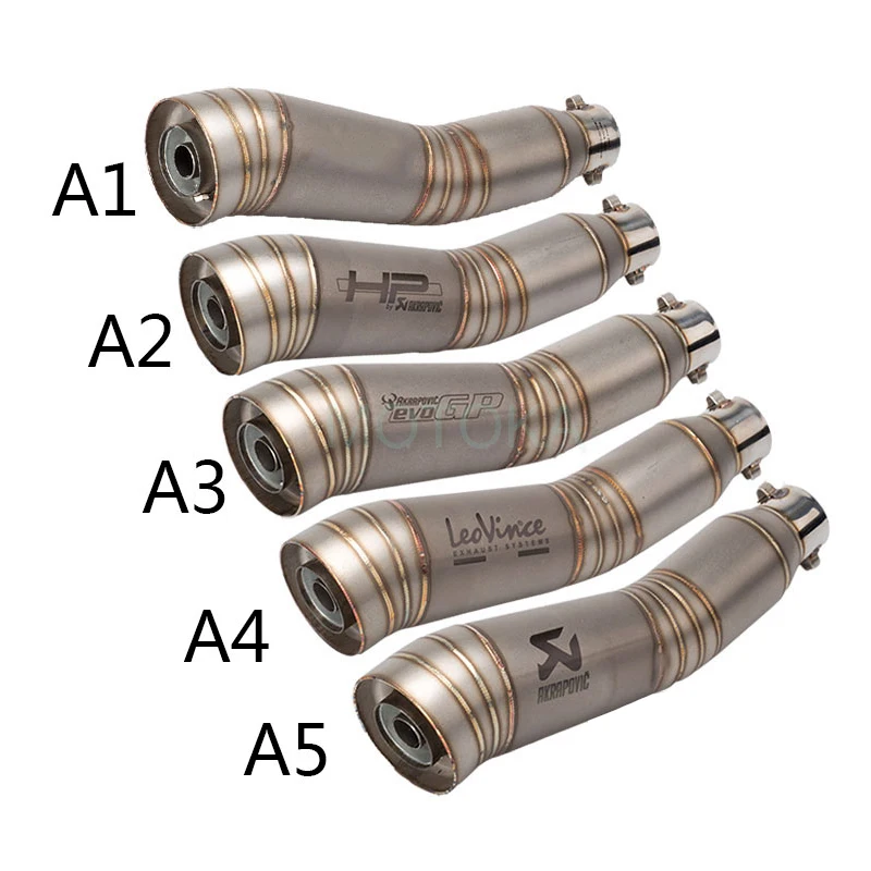 

Universal Motorcycle Exhaust Muffler Ninja250 CB400 Akrapovic Racing Full System Laser Leovince HP GP Exhaust Pipe Escape S Tube