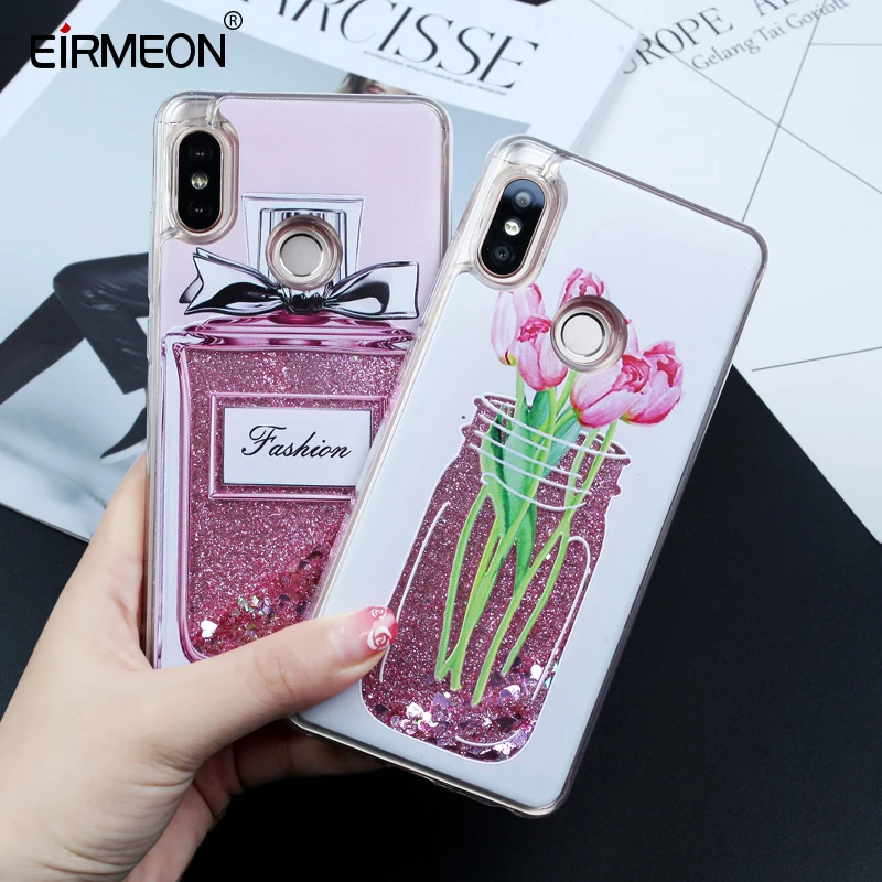 

EIRMEON For Xiaomi Redmi Note 5 Pro Case Note 4X Redmi 4X 4A 5A Redmi S2 5 Plus 6X Liquid Quicksand Dynamic Soft TPU Coque Cases
