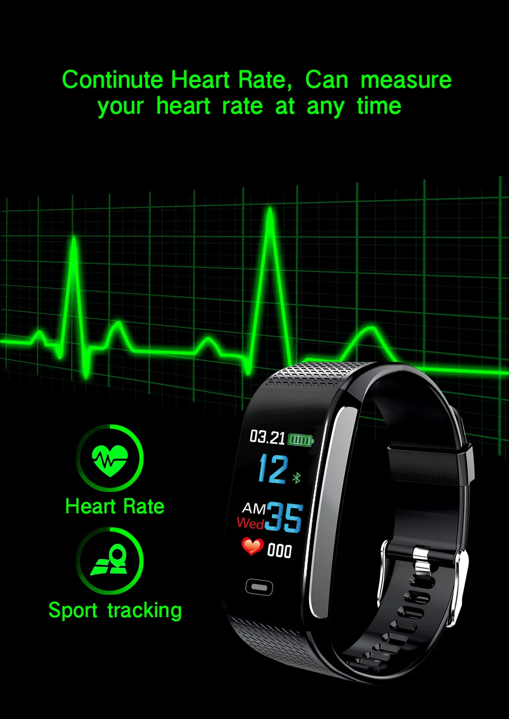SANDA CK18S Outdoor Swim Smart Watch Heart Monitor Sports Health Smart watch Run For Watch Electronic Relogio Masculino 2018