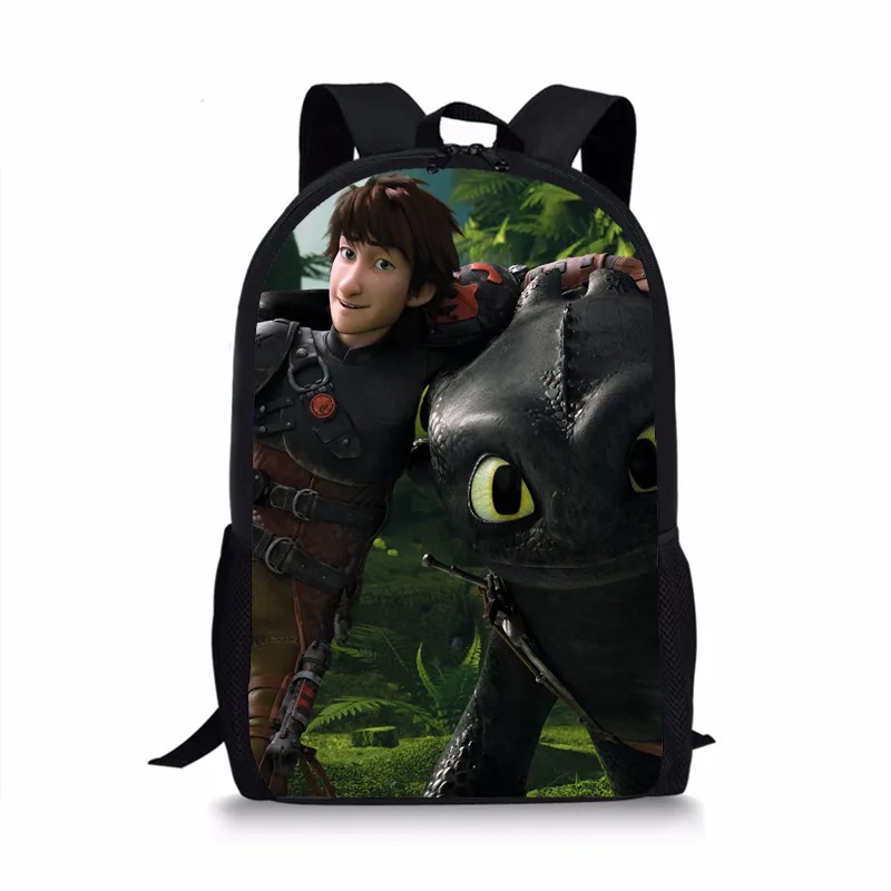 Новая пленка, Как приручить рюкзак с принтом дракона, модная сумка для книг для детей, мужские рюкзаки для мальчиков, детская школьная сумка для подростков, Mochila - Цвет: DIY-BB131