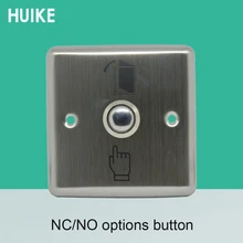 10 шт. 86 мм поверхность из нержавеющей стали Поверхность NC без сигнала опции Кнопка открытия дверей контроль доступа релиз переключатель