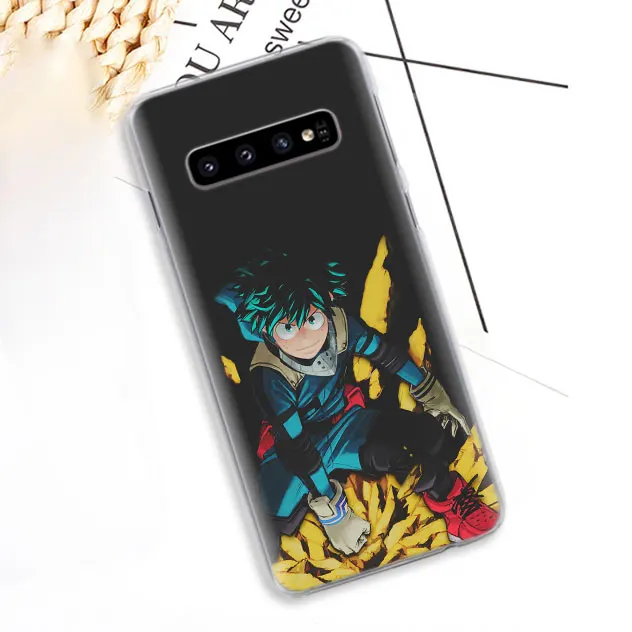 02 Чехол для телефона Boku no My Hero Academy s для samsung Galaxy S10e S10 Plus S8 S9 Plus S6 S7 Edge A40 A50 A70 M20 чехол - Цвет: 02