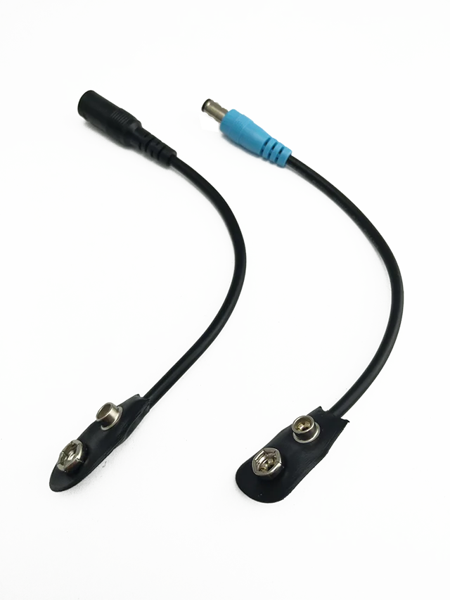 

Caline CL-M&CL-F Battery Cable Combo CL-F Female Plug CL-M Male Plug Clip Converters Snap Connector Use for Guitar Effect Pedals