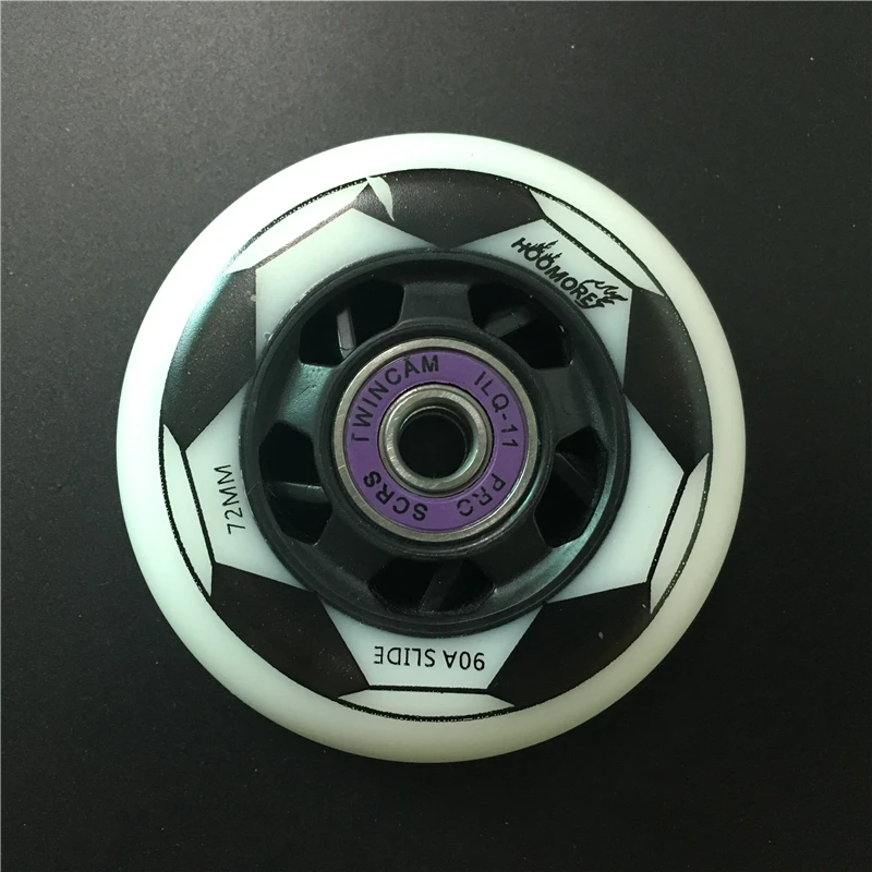 

HOOMORE 90A Slide Wheel FSK Slalom Inline Skating Wheel for SEBA HV IGOR KSJ WFSC for Powerslide T80 ILQ-11 Bearing 8 pcs/lot