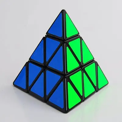 Пирамида магический скоростной куб Пирамида Cubo Magico профессиональная Головоломка обучающие игрушки для детей