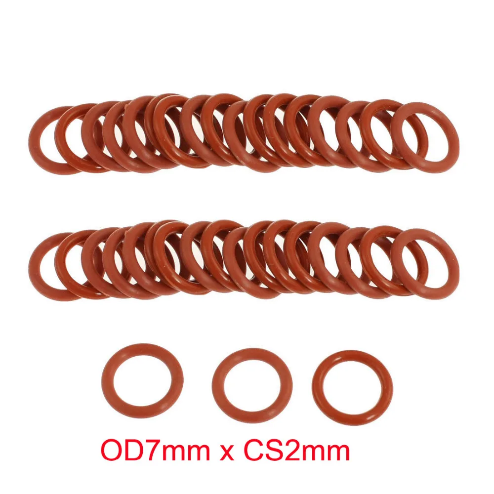 OD7mm x CS2mm silicone rubber seal o ring gasket | Обустройство дома