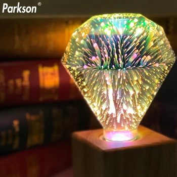 

3D E27 Led Bulb 220V Colourful Fireworks Led Edison Bulb Holiday Christmas Star Decoration Bombillas Lampada LED Lamp Lamparas
