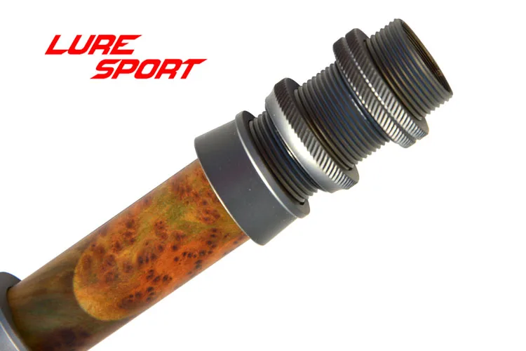 burl wood aluminum Fly reel seat (2)