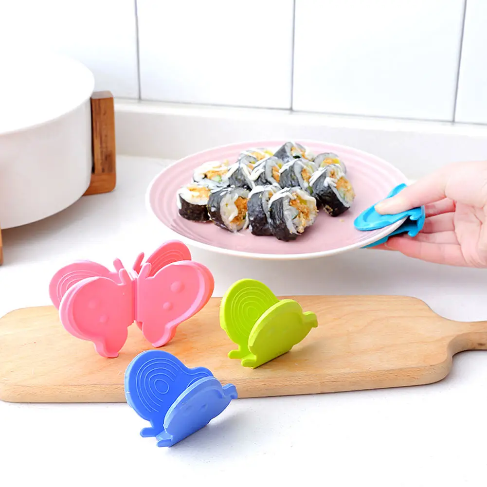 

New Style 2Pcs Shaped Anti-scald Kitchen Tool Insulation Plate Clamps Clips Kitchen Accessories