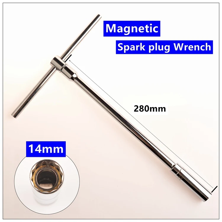 Магнитный ключ для свечи зажигания Свеча зажигания Разъем магнитный инструмент удаления 14 мм 16 мм