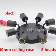 200 мм, установка на потолке с несколькими E27 керамический винт держатели ламп локоть держатель Светодиодная трубка освещение аксессуары