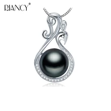 Natural freshwater pearl pendant necklace for women 925 sterling silver Phoenix engagement fine jewelry gift Natural freshwater pearl pendant necklace for women 925 sterling silver Phoenix engagement fine jewelry gift