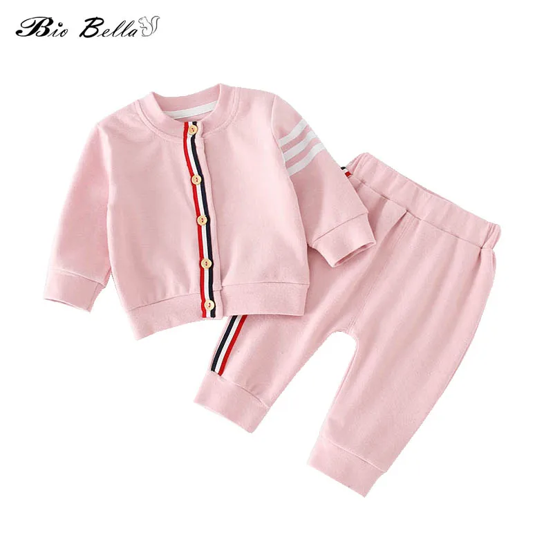 

Newborn Baby Boy Girl Clothes Set Spring Autumn Patchwork Baby Sets For Boys Cotton Baby Girl Outfits Full Sleeve 2Pcs Tracksuit