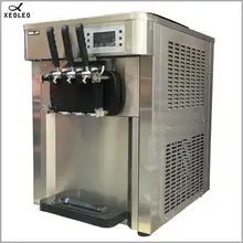 XEOLEO Soft Ice cream machine Automatic Ice cream maker 2500W Stainless steel Yogurt ice cream 3 Flavors 30L/H Air cooling 2018 new creative yogurt maker automatic thermostat 1l 15w energy saving diy yogurt machine kitchen appliance