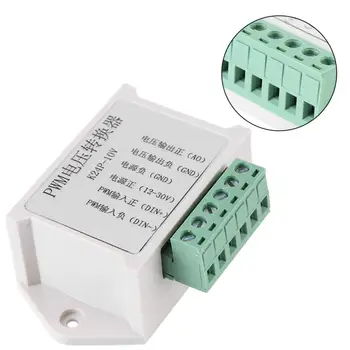 

White Digital To Analog PWM Signal Converter Voltage Converter Adapter Accessories