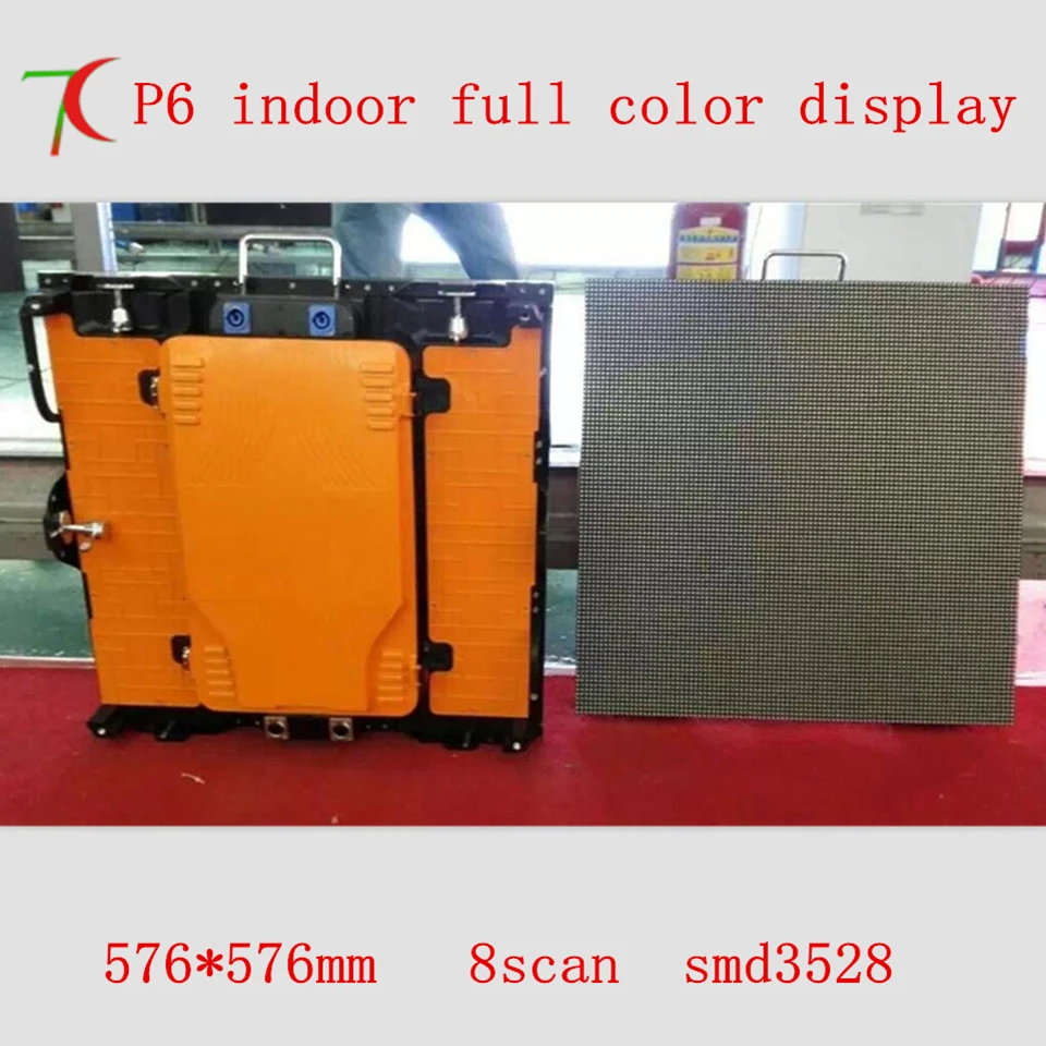 

576mm*576mm indoor 8scan P6 die-casting aluminum hd rental screen for advertising,27777dots/m2