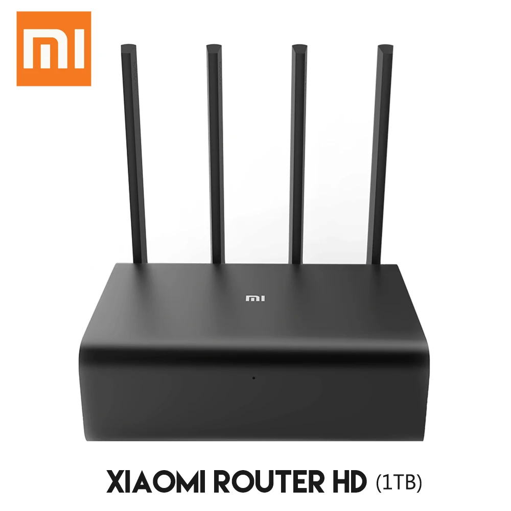 

Original Xiaomi Mi Router HD 1TB Smart Wireless 4 Antenna Dual-band 2.4GHz 5.0GHz WiFi Network Device 1000M LAN