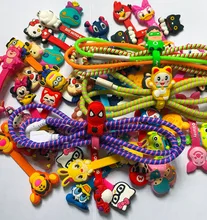 10pcs/lot Hot Sale Cartoon Hero Headphone Earphone Cable Wire Organizer Cord Holder USB Charger Cable Winder For iphone samsung