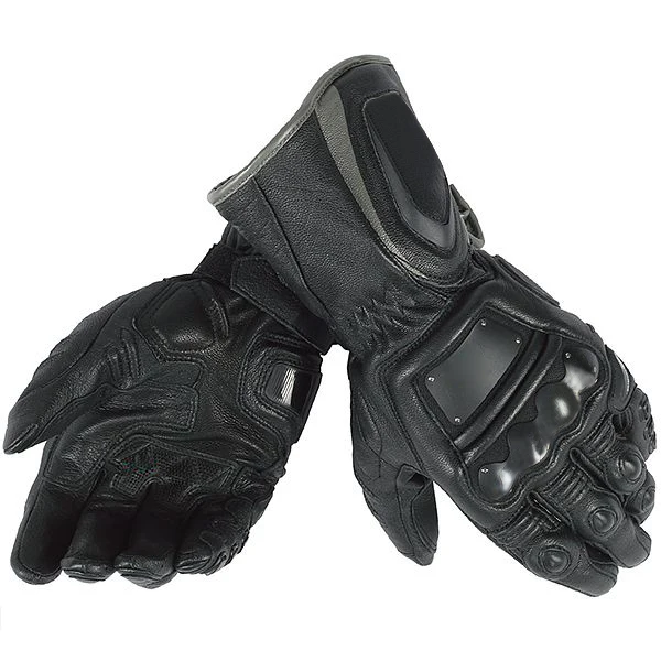 

free shipping 2018 Dain 4 Stroke Long Adult Cowhide Leather Gloves Racing Glove Motorcycle/Bike Glove