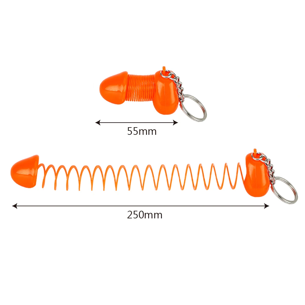 FORAUTO авто брелоки пластиковые сексуальные петух брелок мужской гениталии Эластичность Дизайн брелок креативный подарок для влюбленных