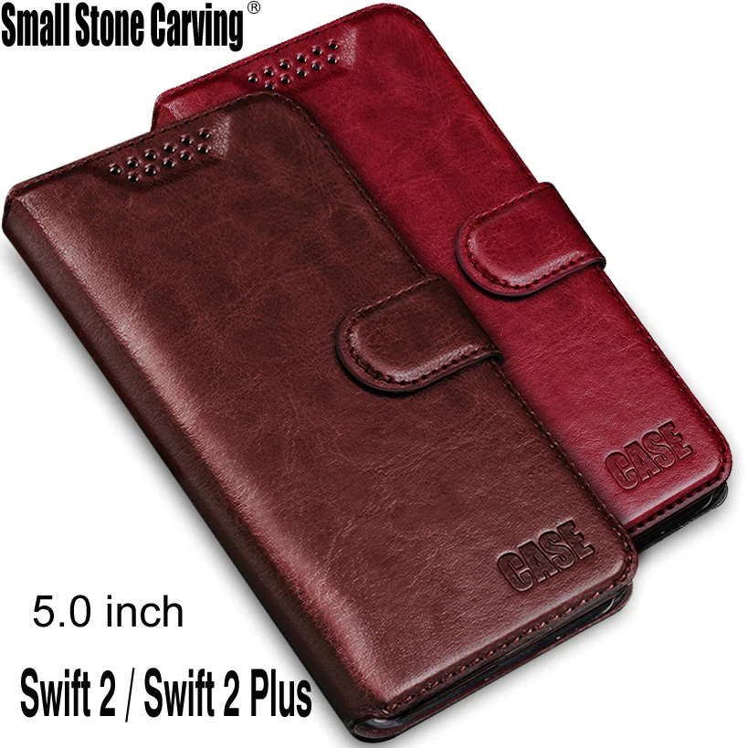 

For Wileyfox Swift 2 Case Cover Luxury PU Leather Case For Wileyfox Swift 2 plus Case 5.0 inch Flip Cover Cartoon Phone Bag