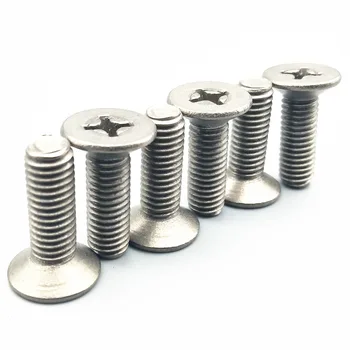 

Titanium Bolts M5 6mm- 40mm Flat Head Countersunk Ti Bolt Ti Color Cross Drive Machine Titanium Screws Ti Fastener Pack of 12