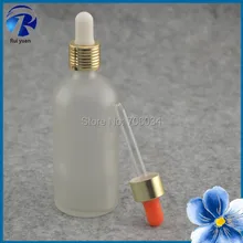 Essential Oil Glass Bottles100ml Frosted Glass Bottle with Dropper E Cigarette Liquid Empty Nail Polish Bottles Vape Liquid