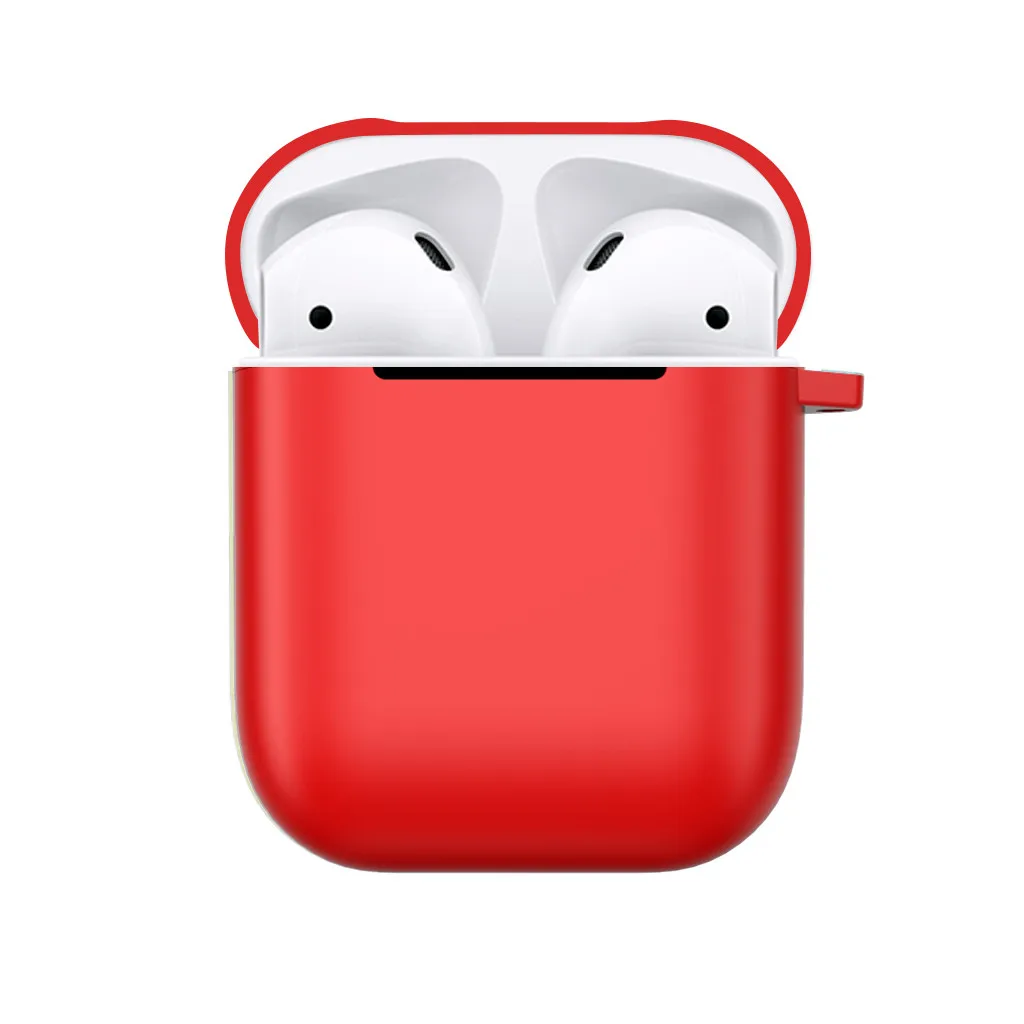 Shockproof TPU Silicone Bluetooth Wireless Headphone Case For Apple Airpods 1th TPU Matte Headphones Silicone Case