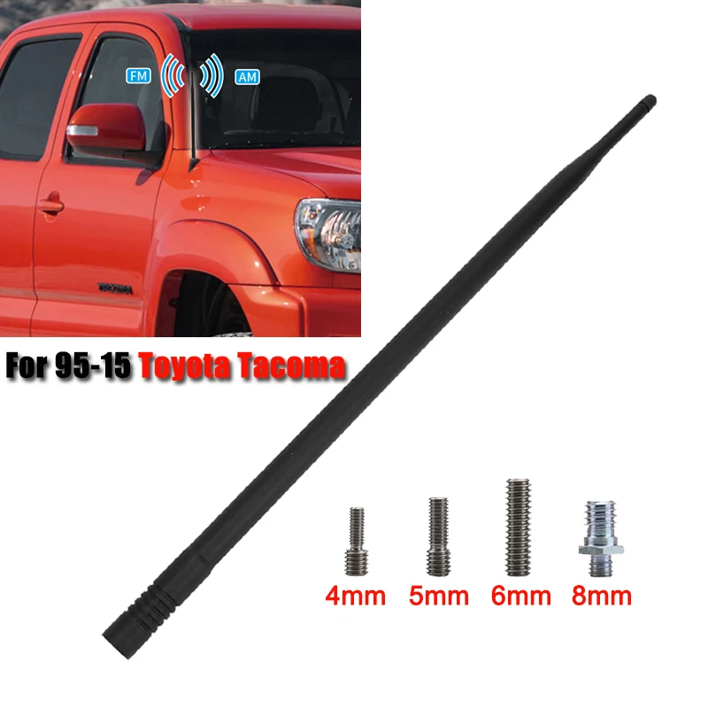 Автомобильная антенна Antena радио FM AM антенна мачты для Toyota Tacoma 1995- усилитель сигнала Antenne 13 дюймов WISENGEAR/