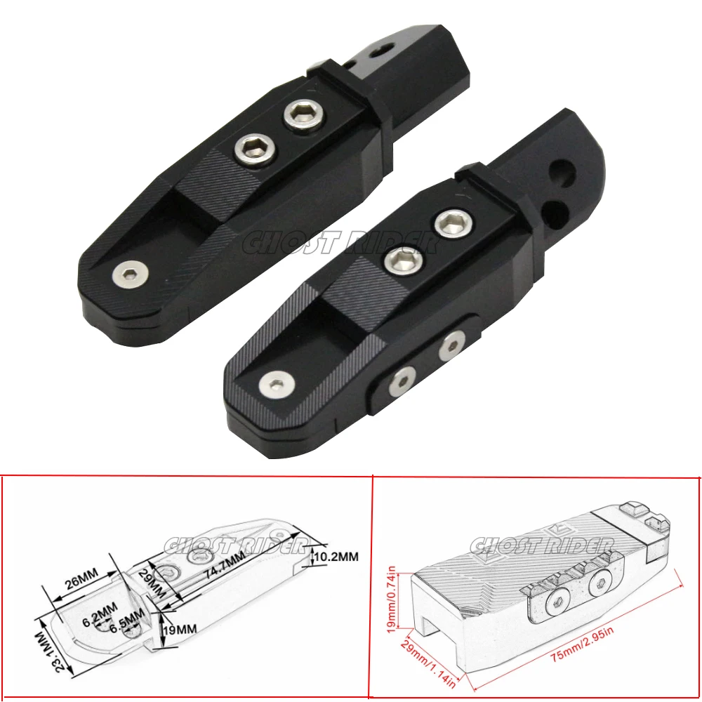 

For SUZUKI GSXR600 GSXR750 2006-2016 GSXR1000 2005-2016 Motorcycle Footrests Rear Foot Pegs Rests Pedals