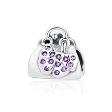 Handbag Charm Pandora And Get Free Shipping On Aliexpress New 100 925 Sterling Silver Bead Charm Pave Cz Bowknot Handbag Beads Charms Fit Pandora