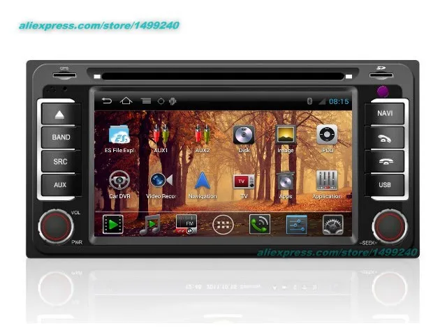 Top Liandlee For Toyota HiAce 2004~2013 2 din Car Android GPS Navi Navigation Maps Radio CD Audio Video DVD Player Stereo OBD2 TV 3