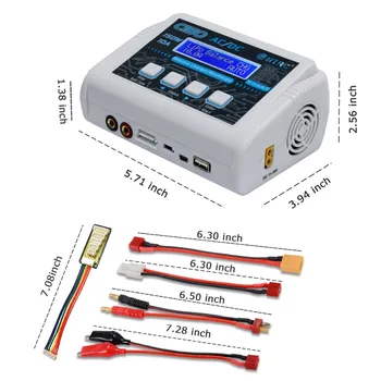 

Hot Sale HTRC C150 Lipo Charger Battery Rc AC/DC 150W 10A RC Balance Discharger for LiPo LiHV LiFe Lilon NiCd NiMh Pb Battery