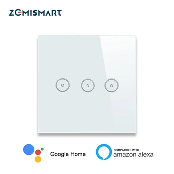 

Zemismart WiFi Light Switch Alexa Google Home Siri Voice Control Smart Life APP Allow Andorid IOS Phone