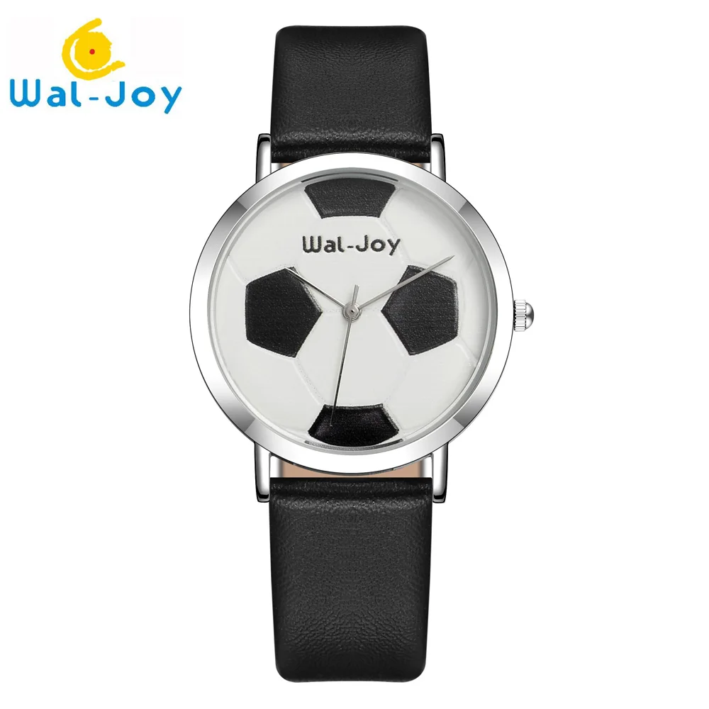 Wal Joy новые унисекс Студенческие Кварцевые женские часы футбольные спортивные