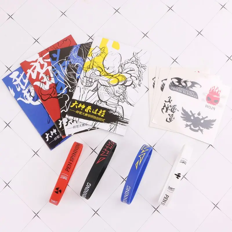 

Non Slip Coated Spinning Pen Ballpoint Rolling Finger Rotating Playing Gaming Blue Ink Student School Supplies Stationery