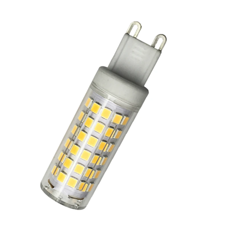 Светодиодный Керамика G9 кукурузная осветительная лампочка 10 Вт 2835SMD 74 светодиодный s 1000LM 360 луч градусов 19*65 мм AC220-240V светодиодный хрустальная люстра-прожектор