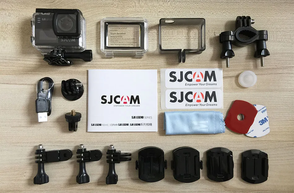 SJCAM SJ6 Легенда экшн камера Спорт DV 4 К Wifi 30 м Водонепроницаемый 1080 P Ultra HD " сенсорный Экран Notavek 96660 Удаленной Камеры экшен камера