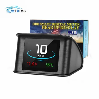 

2019 Hud GPS OBD Computer Car Speed Projector Digital Speedometer Display Fuel Consumption Temperature Gauge Diagnostic Tool
